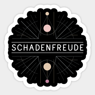 Schadenfreude, Karma Germany Design Sticker